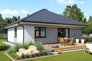  Projekt domu Parterowy 10 (BBH1040) - projekt domu parterowego - Zdjęcie 3