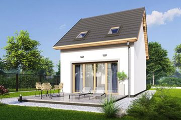 Projekt domu Morski 3 (WRD3216) - projekt domu parterowego z poddaszem - Zdjęcie 1