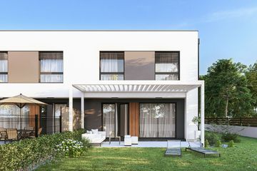  Projekt domu Zenit - bliźniak LLL (WRD3226) - projekt domu z pełnym piętrem - Zdjęcie 3