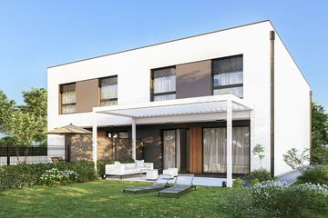  Projekt domu Zenit - dwulokalowy LLL (WRD3241) - projekt domu z pełnym piętrem - Zdjęcie 2