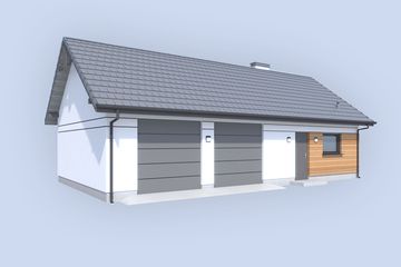  Projekt budynku gospodarczego G342 budynek gospodarczy (SLN2838) - projekt budynku parterowego - Zdjęcie 2