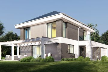  Projekt domu uA398 (WCB1515) - projekt domu z pełnym piętrem - Zdjęcie 3