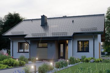  Projekt domu APS 332 wariant 3 (LUA1622) - projekt domu parterowego - Zdjęcie 3