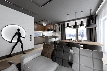 Projekt domu Ka273 T - parterowy z poddaszem dom o powierzchni 91,55 m², dach dwuspadowy - ujęcie 10