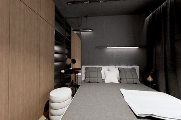 Projekt domu Ka273 T - parterowy z poddaszem dom o powierzchni 91,55 m², dach dwuspadowy - ujęcie 15