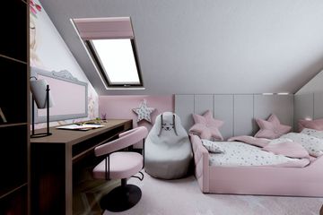 Projekt domu Ka273 T - parterowy z poddaszem dom o powierzchni 91,55 m², dach dwuspadowy - ujęcie 33