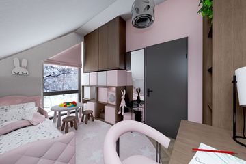 Projekt domu Ka273 T - parterowy z poddaszem dom o powierzchni 91,55 m², dach dwuspadowy - ujęcie 38