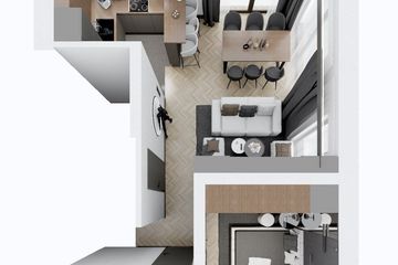 Projekt domu Ka273 T - parterowy z poddaszem dom o powierzchni 91,55 m², dach dwuspadowy - ujęcie 41
