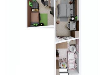 Projekt domu Ka273 T - parterowy z poddaszem dom o powierzchni 91,55 m², dach dwuspadowy - ujęcie 42
