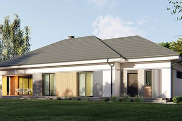  Projekt domu uA371 (WCB1522) - projekt domu parterowego - Zdjęcie 5