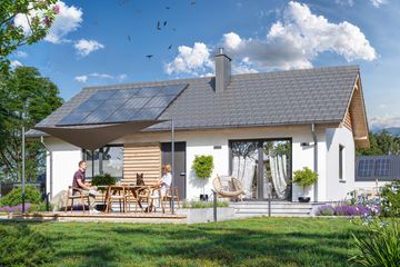  Projekt domu Tania 2 (WOE1195) - projekt domu parterowego - Zdjęcie 3