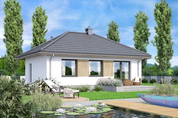  Projekt domu Mirabelka 4s (WOF1230) - projekt domu parterowego - Zdjęcie 4