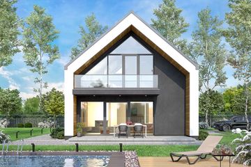  Projekt domu Vincent 2 (WOF1231) - projekt domu parterowego z poddaszem - Zdjęcie 4