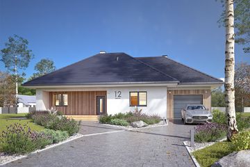  Projekt domu Aurelia 2 (BSA2372) - projekt domu parterowego - Zdjęcie 2