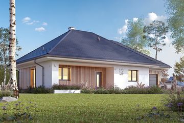  Projekt domu Aurelia 2 (BSA2372) - projekt domu parterowego - Zdjęcie 3