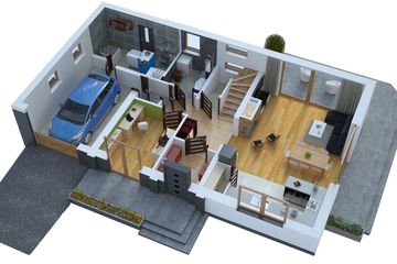  Projekt domu BW-03 wariant 6 (FL) (JGC1262) - projekt domu parterowego z poddaszem - Zdjęcie 4