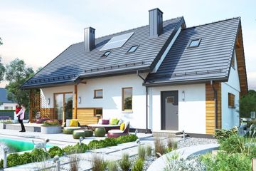  Projekt domu BW-03 wariant 3 (FL) (JGC1260) - projekt domu parterowego z poddaszem - Zdjęcie 3