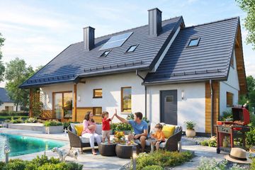  Projekt domu BW-03 wariant 3 (FL) (JGC1260) - projekt domu parterowego z poddaszem - Zdjęcie 3