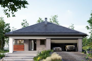  Projekt domu Kordian Sto (1887) (KRD3030) - projekt domu parterowego - Zdjęcie 1