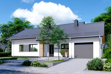  Projekt domu APS 324 + G (LUA1627) - projekt domu parterowego - Zdjęcie 1