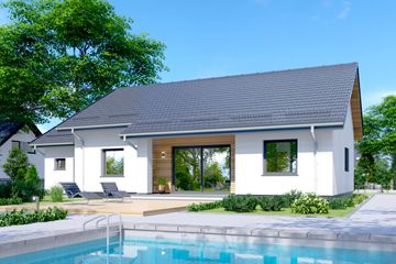  Projekt domu APS 324 + G (LUA1627) - projekt domu parterowego - Zdjęcie 2