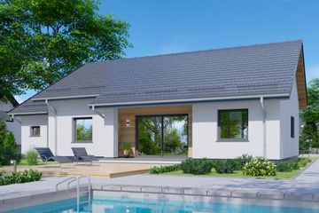  Projekt domu APS 324 + G (LUA1627) - projekt domu parterowego - Zdjęcie 2