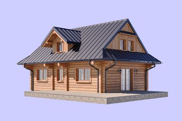  Projekt domu L-116-5 (SLU1052) - projekt domu parterowego z poddaszem - Zdjęcie 4