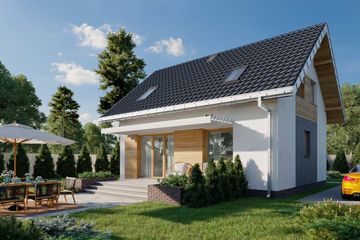  Projekt domu Drops (1889) (KRD3031) - projekt domu parterowego z poddaszem - Zdjęcie 6