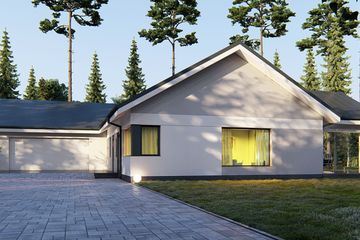  Projekt domu uA404 (WCB1517) - projekt domu parterowego - Zdjęcie 1