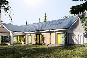  Projekt domu uA404 (WCB1517) - projekt domu parterowego - Zdjęcie 3