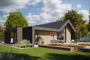  Projekt domu BrickHouse 119 w1 (KRZ1089) - projekt domu parterowego - Zdjęcie 2