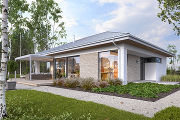  Projekt domu Wzorowy 2 (WAW1170) - projekt domu parterowego - Zdjęcie 1