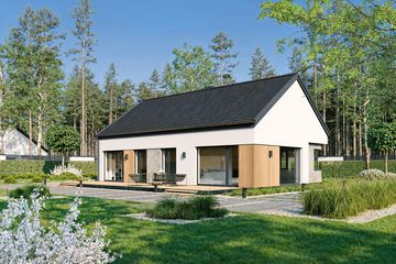  Projekt domu EG-107 wariant I (WWB1140) - projekt domu parterowego - Zdjęcie 2