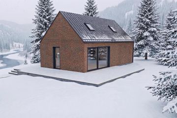  Projekt domu Kantry 2 - murowany (GDE1055) - projekt domu parterowego - Zdjęcie 6