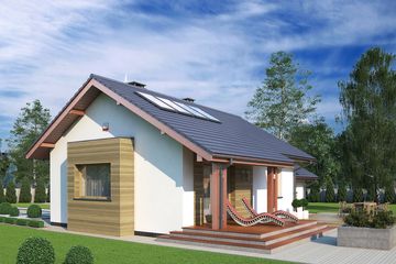  Projekt domu Parterowy 12 (BBH1042) - projekt domu parterowego - Zdjęcie 3