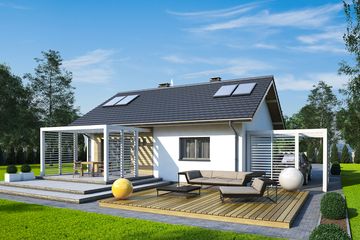  Projekt domu Parterowy 14 (BBH1044) - projekt domu parterowego - Zdjęcie 4