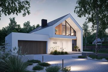 Projekt domu NewHouse 758 G2 (KRZ1091) - projekt domu parterowego z poddaszem - Zdjęcie 2