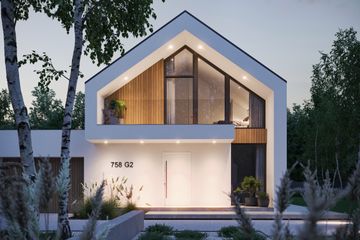  Projekt domu NewHouse 758 G2 (KRZ1091) - projekt domu parterowego z poddaszem - Zdjęcie 4