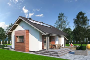  Projekt domu Parterowy 15 (BBH1045) - projekt domu parterowego - Zdjęcie 3