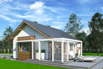  Projekt domu Parterowy 16 (BBH1046) - projekt domu parterowego - Zdjęcie 3