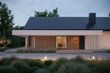  Projekt domu NewHouse 732 (KRZ1092) - projekt domu parterowego - Zdjęcie 6