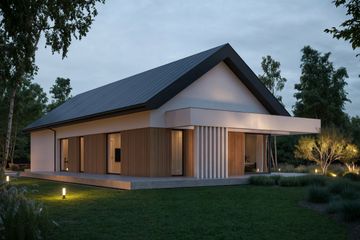  Projekt domu NewHouse 732 (KRZ1092) - projekt domu parterowego - Zdjęcie 8