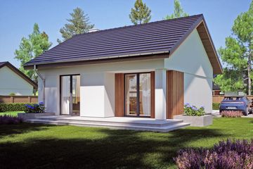  Projekt domu Bambi bez garażu [B] (WRF2444) - projekt domu parterowego - Zdjęcie 3