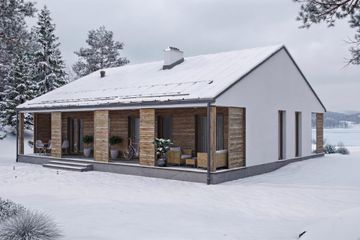  Projekt domu Merkury (GDE1056) - projekt domu parterowego - Zdjęcie 7