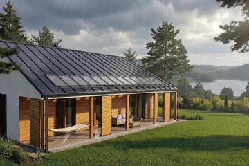  Projekt domu Merkury - drewniany (GDE1057) - projekt domu parterowego - Zdjęcie 5