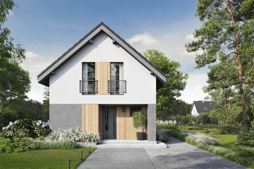  Projekt domu Eco 49 (WOZ1069) - projekt domu parterowego z poddaszem - Zdjęcie 2