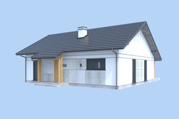  Projekt domu Padwa (SLN2840) - projekt domu parterowego - Zdjęcie 5