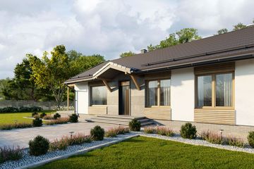  Projekt domu Neo (BSE1253) - projekt domu parterowego - Zdjęcie 2