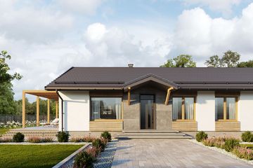  Projekt domu Neo (BSE1253) - projekt domu parterowego - Zdjęcie 3