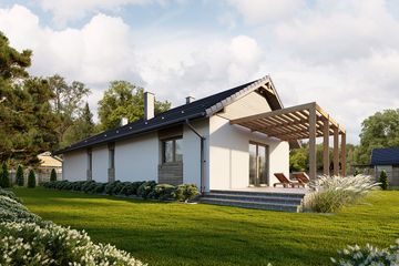  Projekt domu Neo (BSE1253) - projekt domu parterowego - Zdjęcie 4